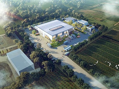 Estación de transferencia vertical de residuos del condado de Deqing, Huzhou, Zhejiang