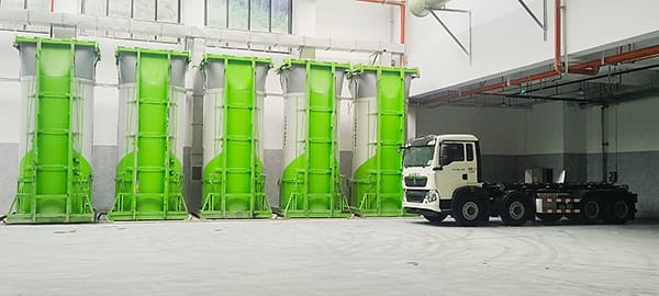 Estación de transferencia vertical de residuos del condado de Deqing, Huzhou, Zhejiang