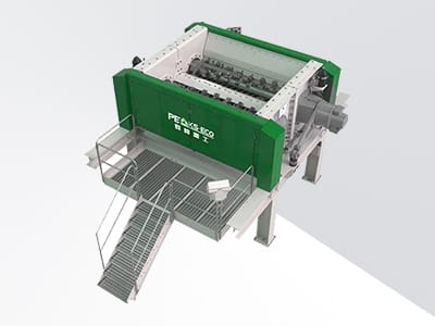 Trituradora secundaria de doble eje