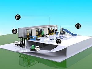 Planta de gestión integral de residuos