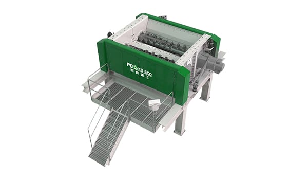 Trituradora secundaria de doble eje