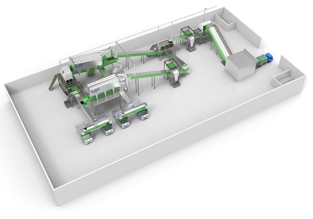 Sistema de tratamiento de residuos sólidos urbanos
