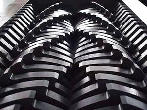 Trituradora cizalladora de doble eje