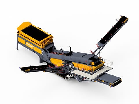 Planta móvil de cribado