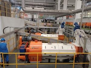 Prensa de tornillo para deshidratación