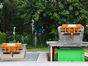 Compactador subterráneo inteligente de residuos