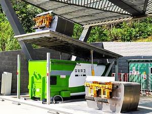 Compactador subterráneo inteligente de residuos