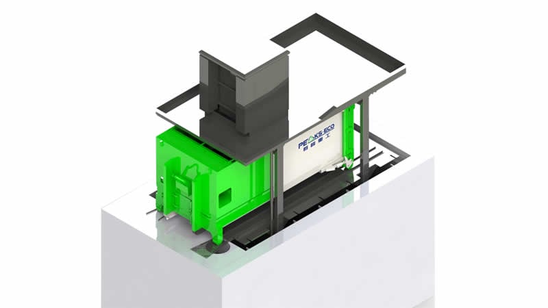 Compactador subterráneo inteligente de residuos