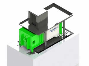 Compactador subterráneo inteligente de residuos