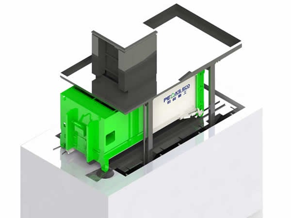 Compactador subterráneo inteligente de residuos