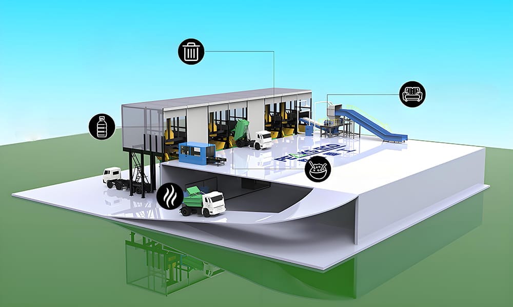 Planta de gestión integral de residuos