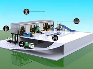 Planta de gestión integral de residuos