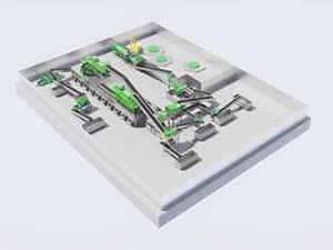 Planta de clasificación de residuos