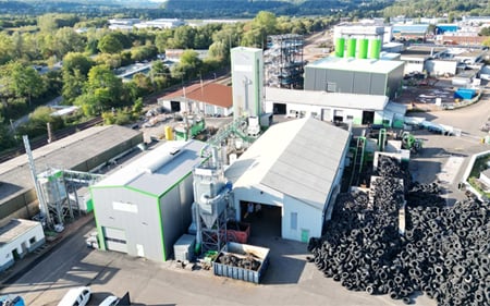 Sistema de reciclaje de neumáticos